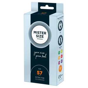 Mister Size tenký kondom - 57mm (10ks)