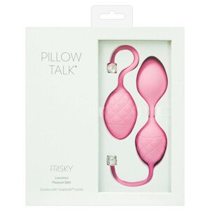 Pillow Talk Frisky - 2 dílná souprava venušiných kuliček (růžová)
