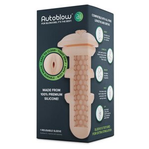 Autoblow A.I. - silikonová vložka - vagina (přírodní)