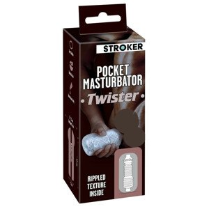 STROKER Twister - falešný masturbátor (průsvitný)
