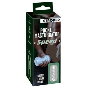 STROKER Speed - falešný masturbátor (průsvitný)
