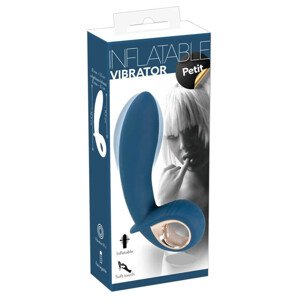You2Toys - Inflatable Petit - battery operated, pumpable, waterproof vibrator (blue)