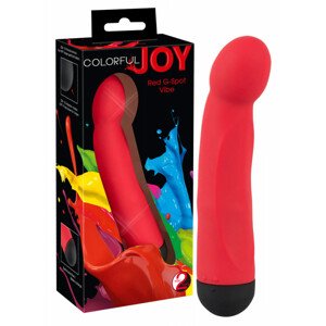 Colorful JOY G Spot Vibe - vibrátor na stimulaci bodu G (červený)