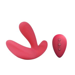 Cotoxo Saddle - nabíjecí vibrátor prostaty na dálkové ovládání (červený)