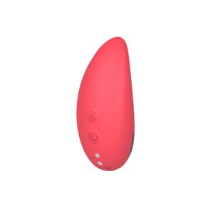 Vibeconnect - Vodotěsný stimulátor klitorisu na baterie (červený)