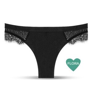 Adalet Flora Normal - menstruační kalhotky (černé) - L