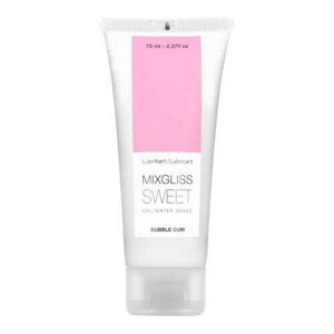 Mixgliss Sweet Bubble Gum - lubrikant na vodní bázi - žvýkačka (70 ml)