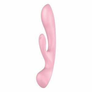 Satisfyer Triple Oh - dobíjecí vibrátor s hůlkou (růžový)