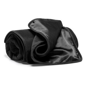 Liberator Fascinator Throw - erotická deka z mikrovlákna (černá)
