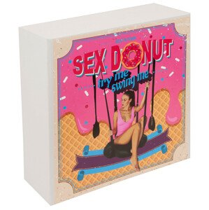 Nejlepší ve městě - Sex Donut - nastavitelná těžká sexuální houpačka (černá)