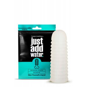 just add water - masturbační návlek na penis (bílý)