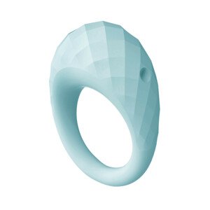 Aquatic Zelie - nabíjecí, vodotěsný vibrační kroužek na penis (modrý)