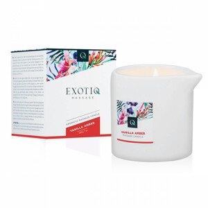 Exotiq Vanilla Amber - masážní svíčka (200g)