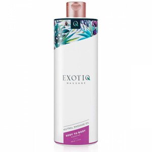 Exotiq Body To Body - Hřejivý masážní olej (500 ml)
