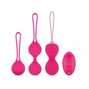 Easytoys LoveBalls - sada vibračních míčků pro gekony - 3 kusy (růžová)