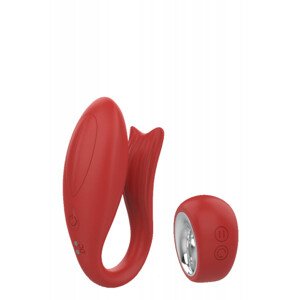Red Revolution Pandora - dobíjecí rádiem řízený vibrátor (červený)
