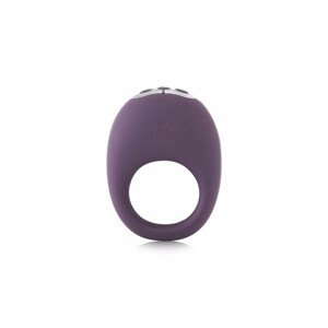 Je Joue Mio - vodotěsný vibrační kroužek na penis na baterie (fialový)