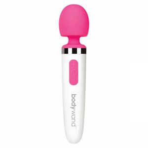 Bodywand Aqua Mini - mini vodotěsný masážní vibrátor (pink-bílý)