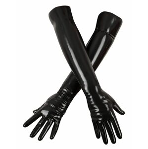 LateX Chlorinated Latex Gloves Black - S