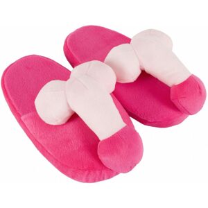 Plyšové pantofle Penispuschen pink